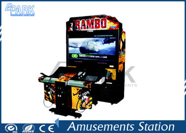 Machines de tir d'arcade de 55 pouces RAMBO 2 pour l'affichage de Game Center Digital 3d