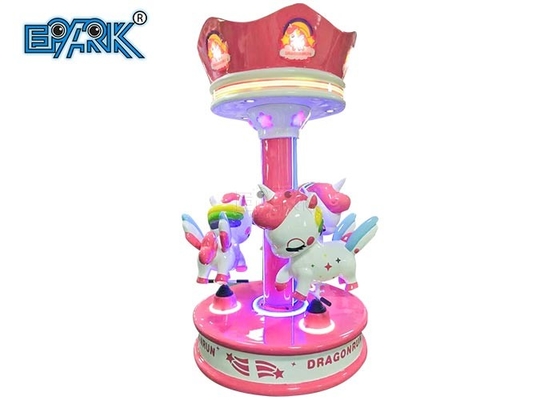 Cheval animal de Mini Merry Go Round Carousel de machine de tour d'enfant de 3 joueurs