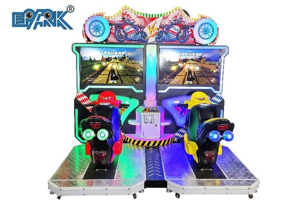 Indoor 42 Inch Screen Arcade Flaming Motor Racing Simulator Video Game Machines